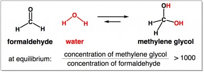 brazilian blowout formaldehyde methylene glycol equilibrium