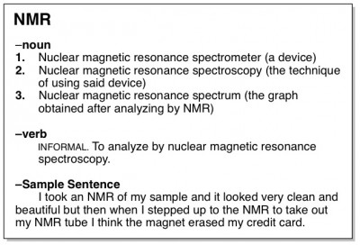 nuclear magnetic resonance organic chemistry